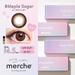 【49％OFF】<br>merche by AngelColor 1day メープルシュガー（10枚入り）